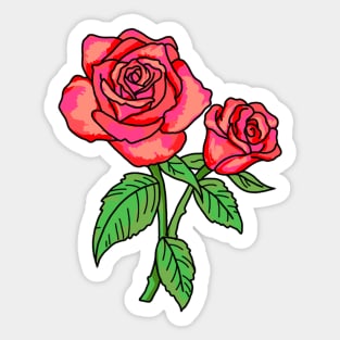 Rose Graphic Sticker